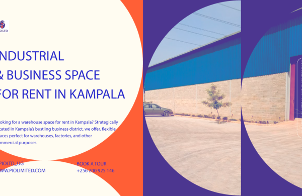 flyer advertising industrial space for rent in Kampala